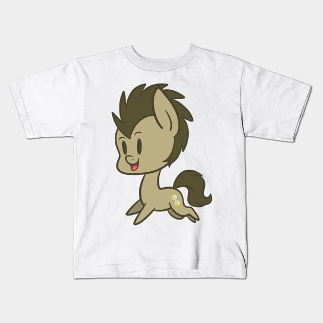 Doctor Whooves Kids T-Shirt by Pinipy